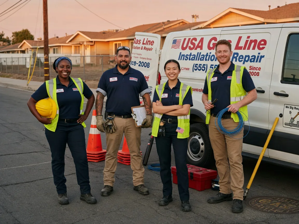 Gas Line Installation company in New Baden, IL